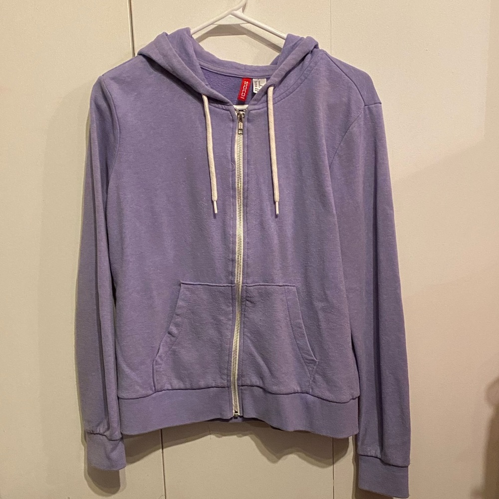 Lightweight zip up hoodie